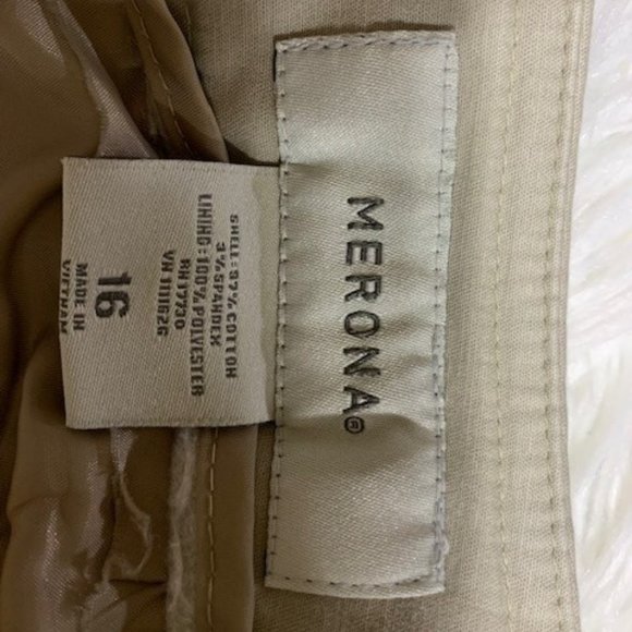 Merona Tan Skirt Size 16 - Picture 2 of 4
